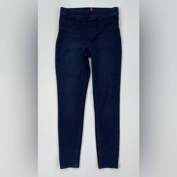 SPANX Women’s Blue Jean-ish Ankle Leggings in TWILIGHT RINSE Size Small - Picture 3 of 12